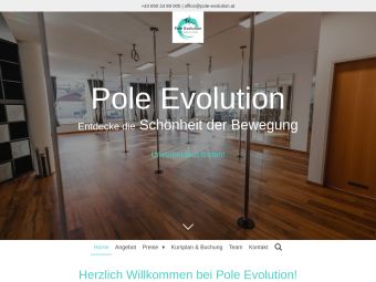 Screenshot von https://www.pole-evolution.at